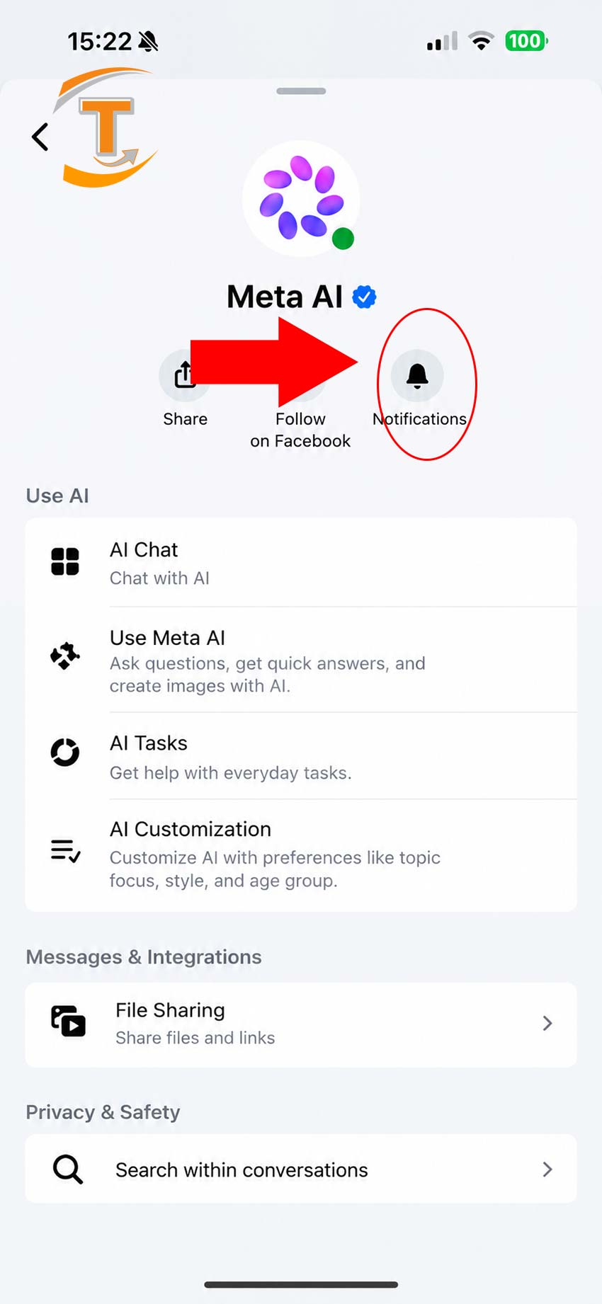 How to turn off meta ai on messenger